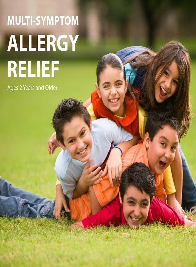 Taro Children’s Oral Solution, Grape Flavor, Non-Drowsy 24h Relief of Sneezing, Runny Nose, Itchy Watery Eyes, Itchy Throat or Nose, Antihistamine, Indoor & Outdoor Allergies - Image 3